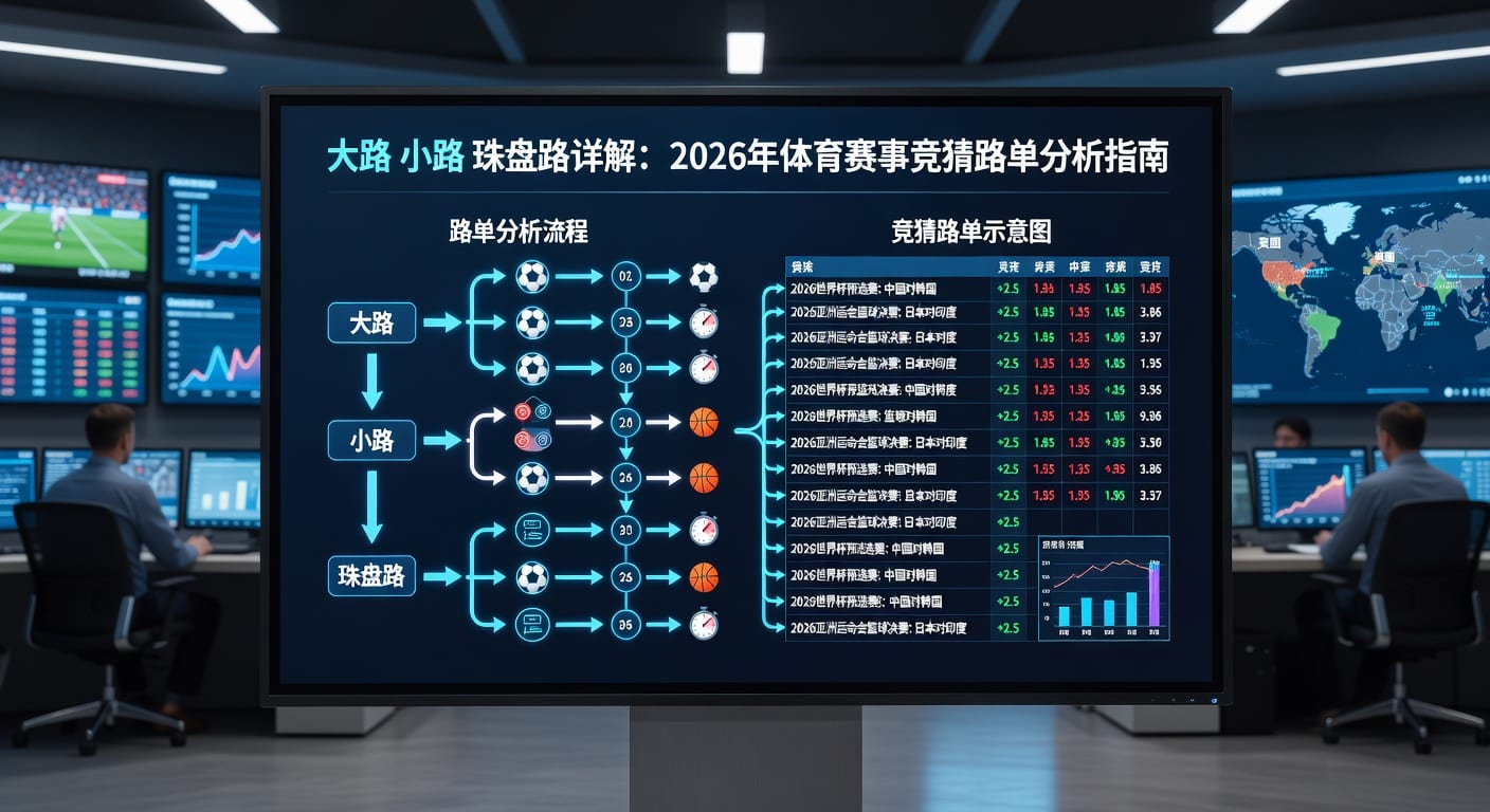 大路 小路 珠盘路投注技巧与盘口解读